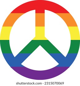 Flat isolated LGBT pride. Cartoon lgbt illustration vector.