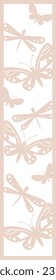 Flat isolated nature bookmark. Cartoon bookmark illustration vector.
