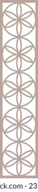 Flat isolated nature bookmark. Cartoon bookmark illustration vector.