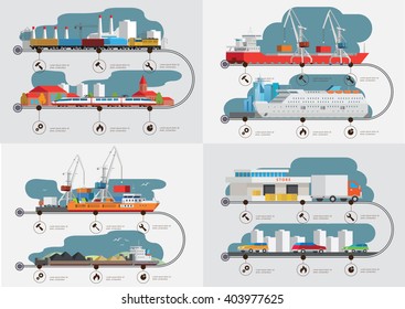 6,344 Container shipping process Images, Stock Photos & Vectors ...