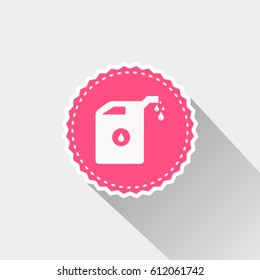 flat Jerrycan oil icon