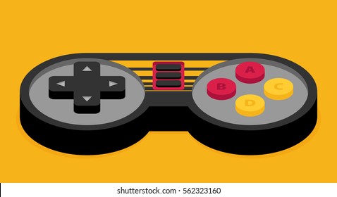Flat joystick icon