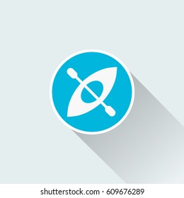 flat Kayak icon