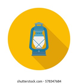flat kerosene lamp