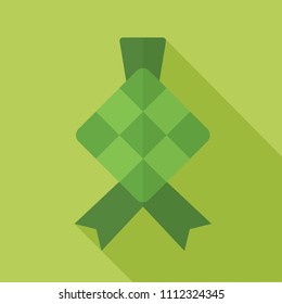 Flat Ketupat Illustration