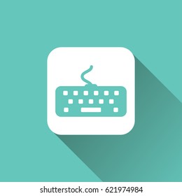 flat keyboard icon