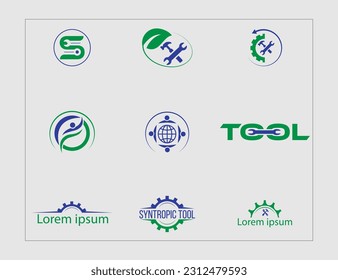 Flaches Arbeitstag Profi-Matthew handyman Logo-Design-Vorlage