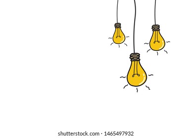 flat lamp. vector illustration. Various forms of lamp design