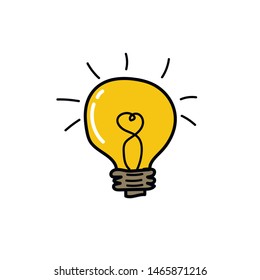 flat lamp. vector illustration. Various forms of lamp design