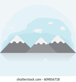 flat landscape. ecology concept 