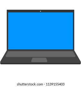 Flat Laptop Icon