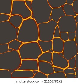 Flat lava or fire texture seamless background for wallpaper.