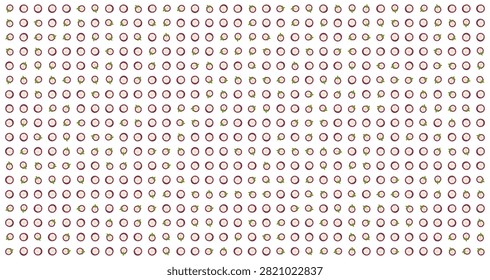 flat lay image showing numerous evenly spaced natural cork stoppers arranged on a white background in symmetrical grid formation
