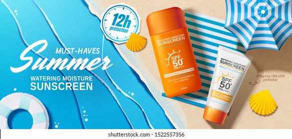 5,778 Sunscreen banner Images, Stock Photos & Vectors | Shutterstock