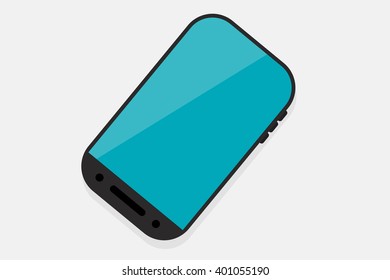 Flat lay technology vector illustration