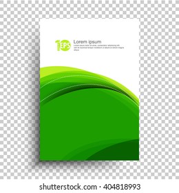 flat layout corporate business material abstract design.eps10 vector