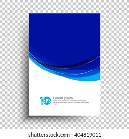 flat layout corporate business material abstract design.eps10 vector