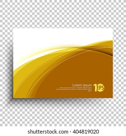 flat layout corporate business material abstract design.eps10 vector