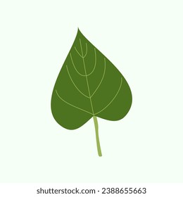 Flat Leaf Vector Symbol, Icon, Logo