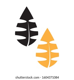 Flat Leaves Icons Vector Illustration