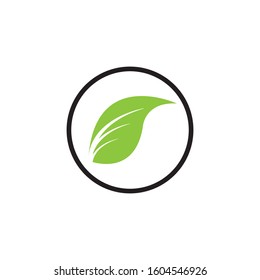 Flat Leaves Icons Vector Illustration