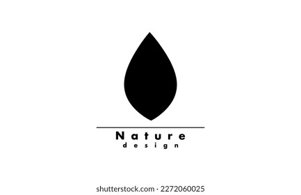 Flat leaves icons. Vector illustration. Abstract Leaf Logo design vector template.