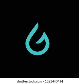 flat letter g logo download - vector
