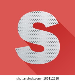 Flat Letter S