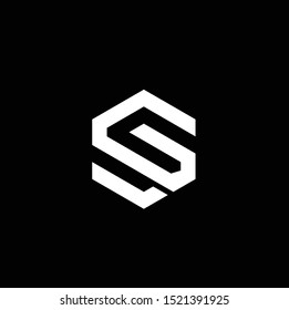 flat letter sg logo download - vector