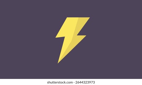 Flat lightning illuminates minimalistic purple backdrop casting geometric shadow