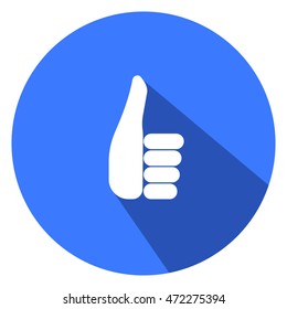 Flat like icon.