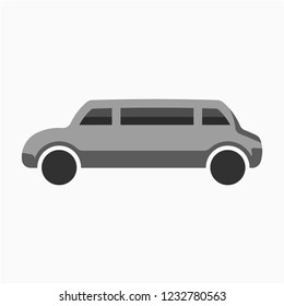 Flat Limousine pixel perfect vector icon