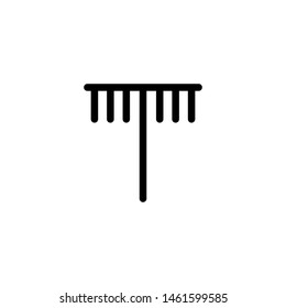 flat line antenna single icon symbol sign, logo template, vector, eps 10