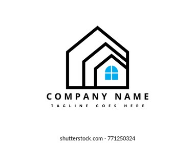 flat line architecture logo