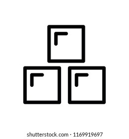 Flat Line Boxes ıcon