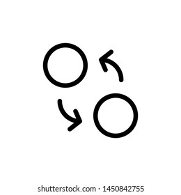 flat line currency icon symbol sign, logo template, vector, eps 10