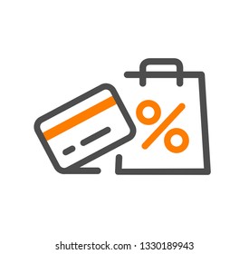 Flat line design concept icon cash back , support,purchase process, online order procedure, website banner and landing page. Vector eps 10