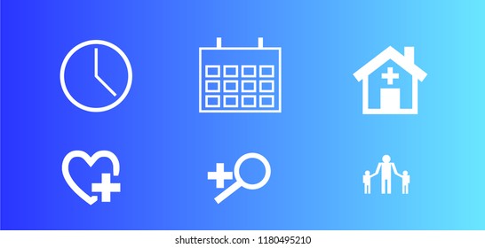 Flat line design website banner of health plan management solutions. Modern vector illustration for web design.Appointment marks For health check.