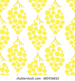 flat line grape pattern vector