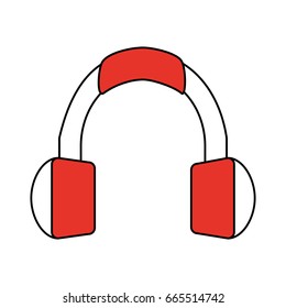 Flat line headphones design