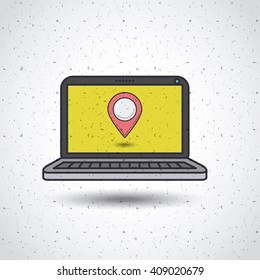 flat line icon design 