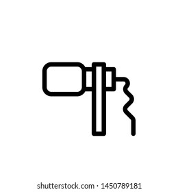 flat line microphone icon symbol sign, logo template, vector, eps 10