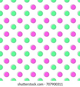 flat line in pea pattern vector
