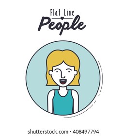 flat line people design 