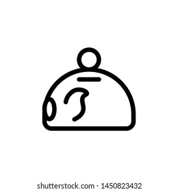 flat line pig coin, investment to become rich icon symbol sign, logo template, vector, eps 10