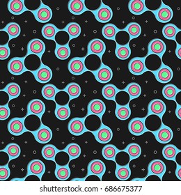 flat line spinner pattern vector