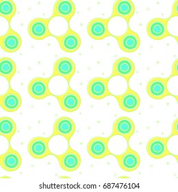 flat line spinner pattern vector