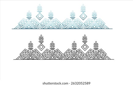 Conjunto de concepto de viaje de línea plana Vector  
