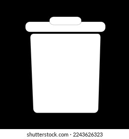 flat line vector icon isolated on dark background, vector illustration
