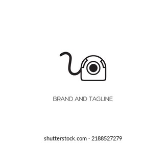 Flachzeilensymbol für Webcam Symbol, Logo-Vorlage, Vektorgrafik, eps10